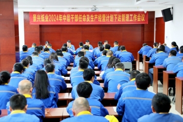 启发创新 铿锵前行|人生就是博手机版纸业召开2024年中层干部录用及出产经营打算下达治理工作会议